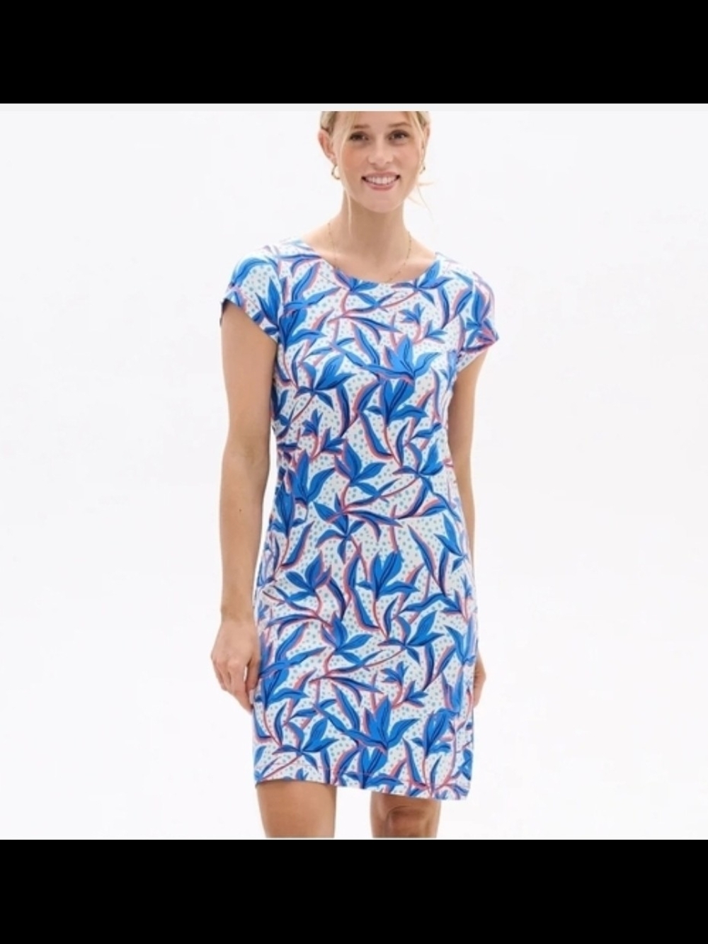 Hatley Blue Floral Print Women’s Dress